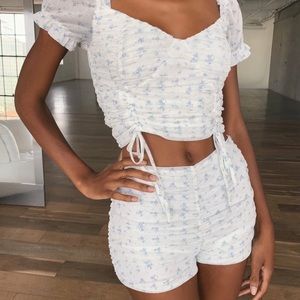 Tiger Mist Toronto Floral Top Size S